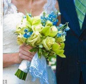 Фото - Свадебное фото - Зеленый свадебный букет_6