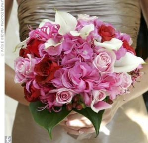Свадебное фото - Розовый свадебный букет_13