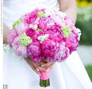 Свадебное фото - Розовый свадебный букет_22